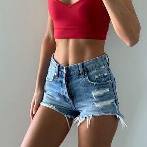 Zara denim shorts